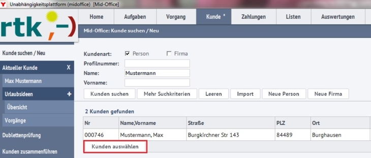 RTK Midoffice Zwangsmitteilung 1